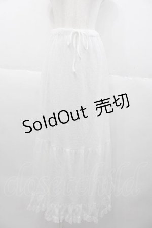 画像: Katie / GRUNGE DOLLスカート  白 I-25-10-10-107-LO-SK-SA-ZI