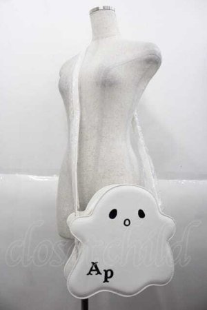 画像: Angelic Pretty / マシュマロおばけショルダーバッグ（2024）  白 I-25-10-10-124-AP-BG-SA-ZI