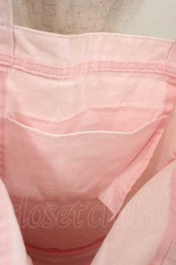 画像3: Maison de FLEUR / フォトプリントトートバッグ  ピンク I-25-10-10-125-LO-BG-SA-ZI (3)