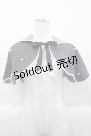 画像: ALICE and the PIRATES / クロネコ幻想曲猫耳ケープ  黒 I-25-10-10-032-PA-JA-SA-ZI