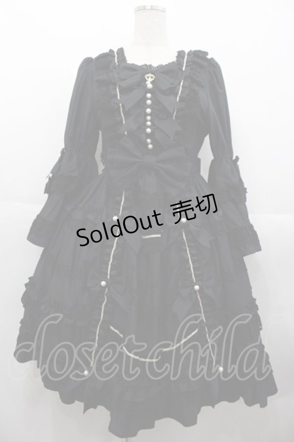 画像1: BABY,THE STARS SHINE BRIGHT / Elegant Rococoワンピース  黒 I-25-10-15-047-BA-OP-SA-ZI (1)