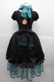 画像2: ALICE and the PIRATES / Crown jellyfishワンピースドレス  黒 I-25-10-15-051-PA-OP-SA-ZI (2)