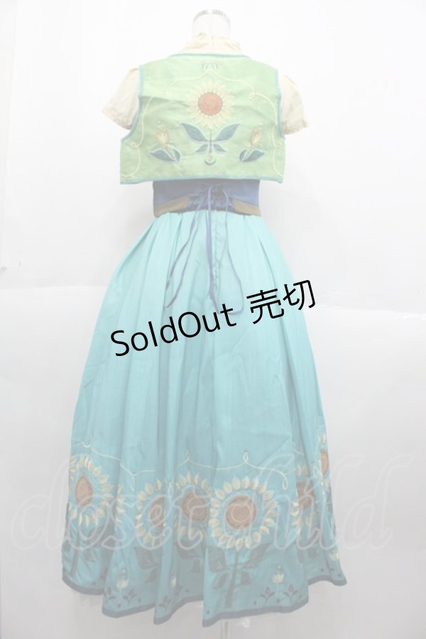画像2: Secret Honey / Surprise Dress(frozen fever・Elsa ver ドレスセット  グリーンＸブルー I-25-10-15-057-CA-OP-SA-ZI (2)