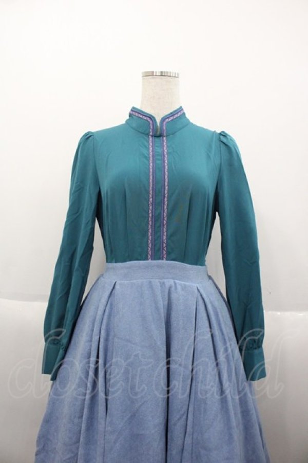 画像3: Secret Honey / Adventure Dress (Olaf's Frozen Adventure Anna ver)  サックス I-25-10-15-058-CA-OP-SA-ZI (3)