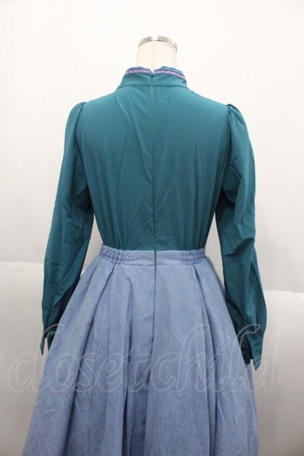 画像4: Secret Honey / Adventure Dress (Olaf's Frozen Adventure Anna ver)  サックス I-25-10-15-058-CA-OP-SA-ZI (4)