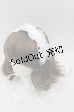 画像: Nile Perch / ヘッドドレス  ホワイト I-25-10-15-102-LO-ZA-SA-ZI