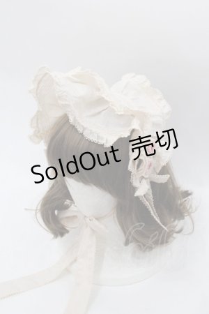 画像: PINK HOUSE / ローズモチーフ付きヘッドドレス  生成り I-25-10-15-105-LO-BG-SA-ZI