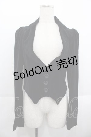 画像: BPN / 3つボタン別珍ジャケット  黒 I-25-10-15-037-GO-JA-SA-ZI