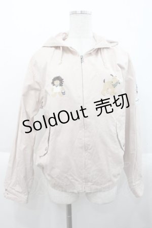 画像: NATURE TRAIL / お人形&犬ptブルゾン  ピンク I-25-10-18-047-LO-JA-SA-ZI