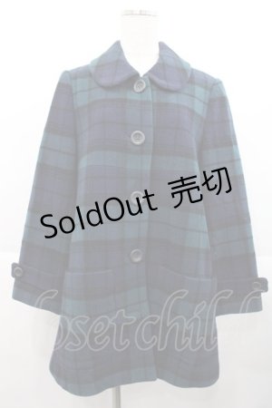 画像: PINK HOUSE / The30thAnniversaryコート M グリーンチェック I-25-10-18-058-LO-CO-SA-ZI