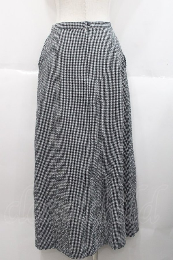 画像2: INGEBORG / セットアップスカート  黒白ギンガム I-25-10-18-066-LO-SK-SA-ZI (2)