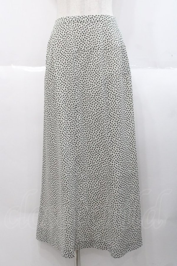 画像1: INGEBORG / セットアップスカート  白黒小花 I-25-10-18-067-LO-SK-SA-ZI (1)