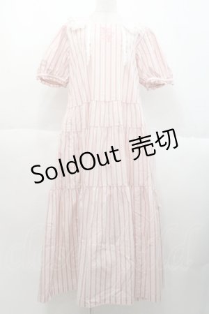 画像: PINK HOUSE / オリジナルマルチストライプワンピース  ピンク I-25-10-18-071-LO-OP-SA-ZI