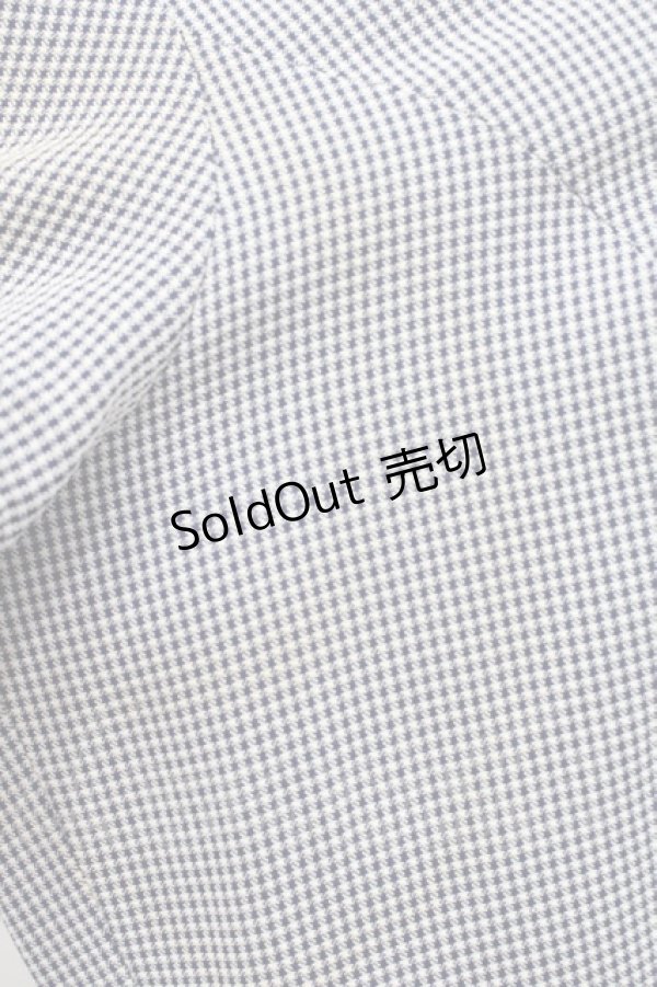 画像4: INGEBORG / 千鳥柄ロングワンピース  紺Ｘ白 I-25-10-18-076-LO-OP-SA-ZI (4)