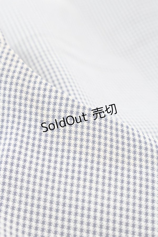 画像6: INGEBORG / 千鳥柄ロングワンピース  紺Ｘ白 I-25-10-18-076-LO-OP-SA-ZI (6)