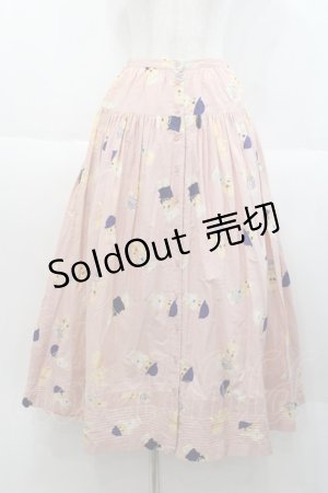 画像: PINK HOUSE / キューピーpt前開きスカート  ピンク I-25-10-18-080-LO-SK-SA-ZI