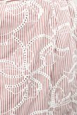 画像3: PINK HOUSE / ストライプアイレットリボン刺繍ワイドパンツ 3サイズ(9号) バーガンディ I-25-10-18-088-LO-PA-SA-ZT0108B (3)