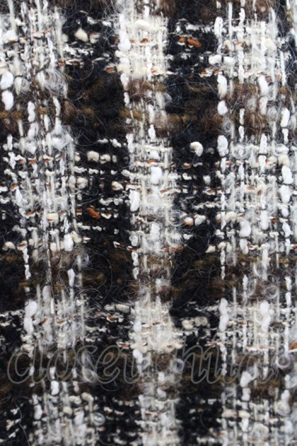 画像3: INGEBORG / ツイードペンシルスカート M ブラウン I-25-10-18-096-LO-SK-SA-ZI (3)