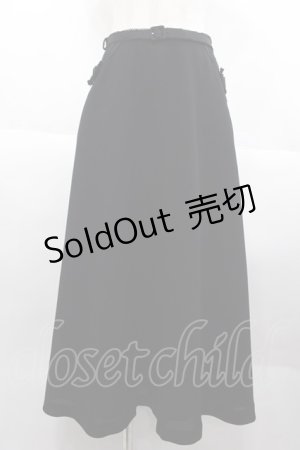 画像: INGEBORG / セットアップスカート  黒リボンテープ I-25-10-18-105-LO-SK-SA-ZI