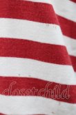 画像5: PINK HOUSE / ボーダー半袖Tシャツ L レッド I-25-10-18-021-LO-TS-SA-ZT239 (5)