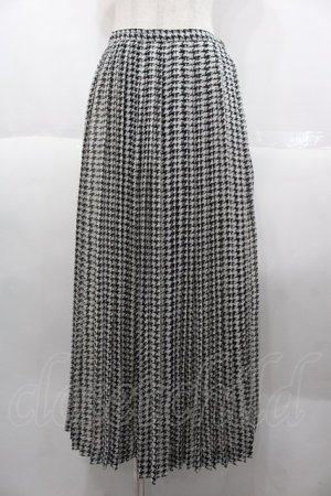 画像: INGEBORG / セットアップスカート  黒白千鳥 I-25-10-18-109-LO-SK-SA-ZI