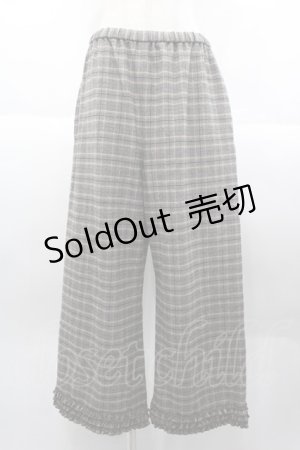 画像: PINK HOUSE / 裾フリル使いパンツ  ブラウン I-25-10-18-122-LO-PA-SA-ZI
