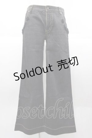 画像: INGEBORG / デニムパンツ  黒デニム I-25-10-18-124-LO-PA-SA-ZI