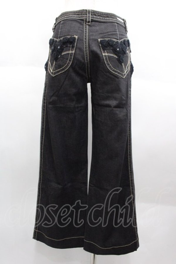 INGEBORG / デニムパンツ 黒デニム I-25-10-18-124-LO-PA-SA-ZI