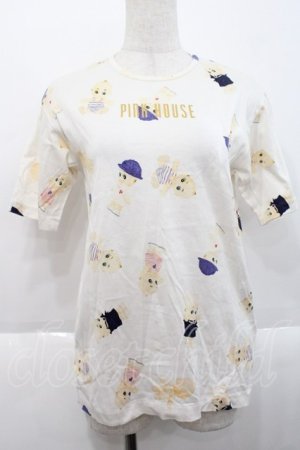 画像: PINK HOUSE / キューピーpt半袖Tシャツ  ホワイト I-25-10-18-029-LO-TS-SA-ZI