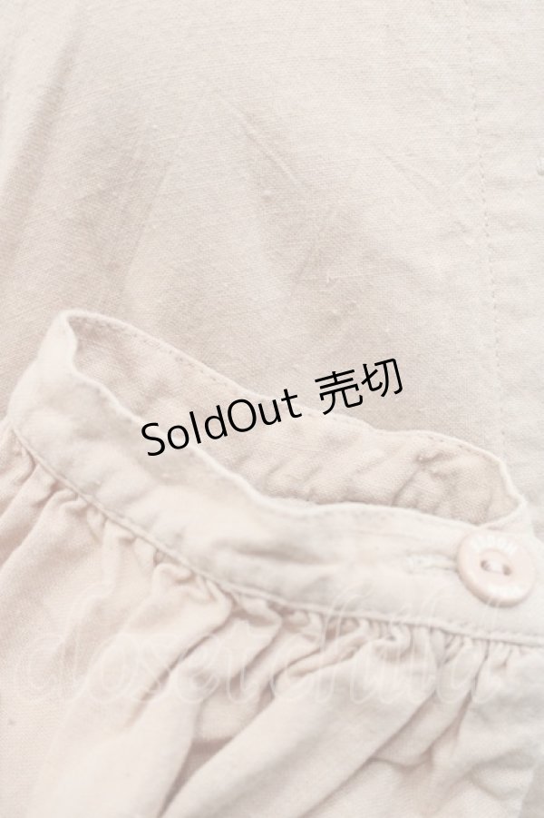 画像4: PINK HOUSE / ヒヨコワッペンブラウス  ピンク I-25-10-18-035-LO-BL-SA-ZI (4)