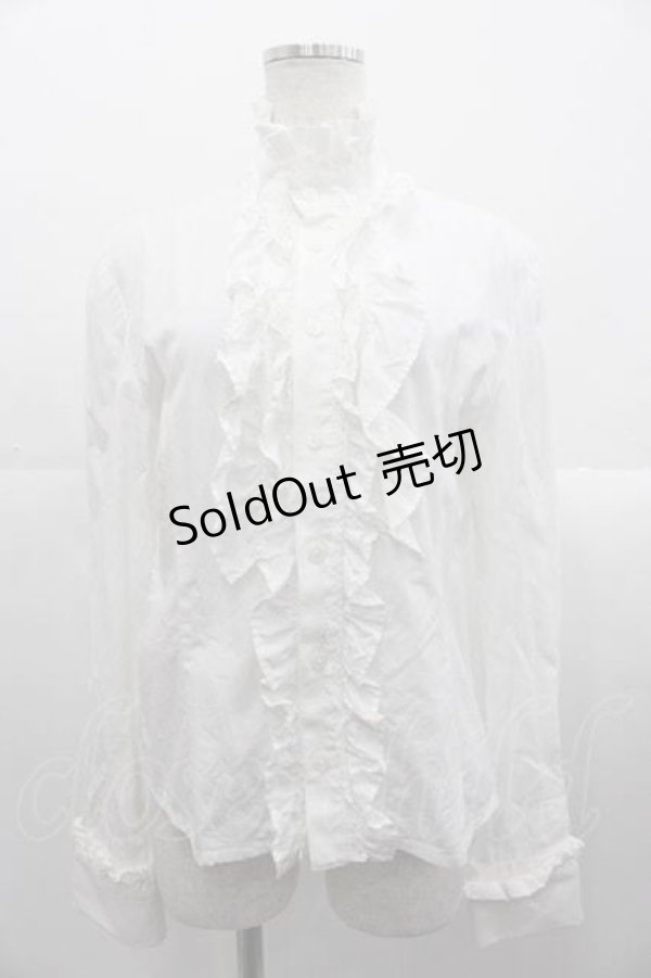 画像1: ALICE and the PIRATES / ワルキューレ・バルト・ブラウス メンズ1サイズ 白 I-25-10-21-001-PA-BL-SA-ZI (1)