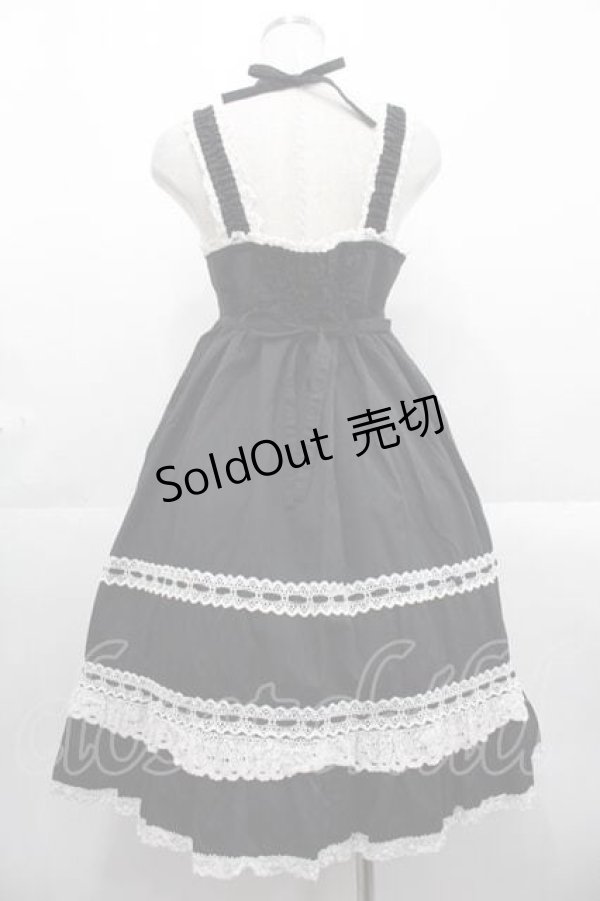 【BABY】ベビードールジャンパースカート 黒×オフ白 ベビードールジャンパースカート/BABYクラシカルシリーズ | BABY