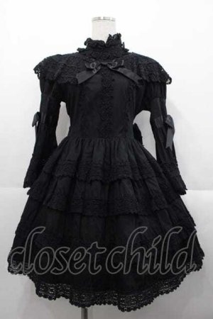 画像: BABY,THE STARS SHINE BRIGHT / エリザベスワンピースセット（2021年）  黒 I-25-10-21-040-BA-OP-SA-ZI