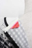 画像3: BABY,THE STARS SHINE BRIGHT / Milky Gingham Dollワンピース  黒Ｘ白 I-25-10-21-044-BA-OP-SA-ZI (3)