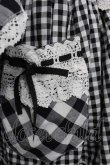 画像4: BABY,THE STARS SHINE BRIGHT / Milky Gingham Dollワンピース  黒Ｘ白 I-25-10-21-044-BA-OP-SA-ZI (4)