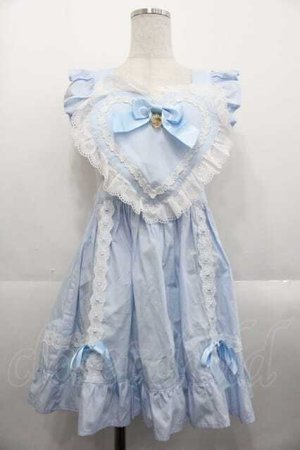 画像: BABY,THE STARS SHINE BRIGHT / ハートエプロン  サックス I-25-10-21-047-BA-OP-SA-ZI