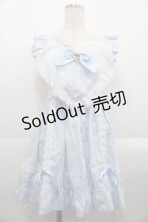 画像: BABY,THE STARS SHINE BRIGHT / ハートエプロン  サックス I-25-10-21-047-BA-OP-SA-ZI