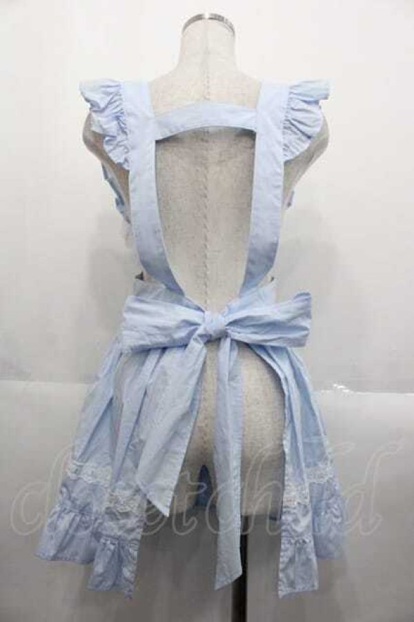 画像2: BABY,THE STARS SHINE BRIGHT / ハートエプロン  サックス I-25-10-21-047-BA-OP-SA-ZI (2)