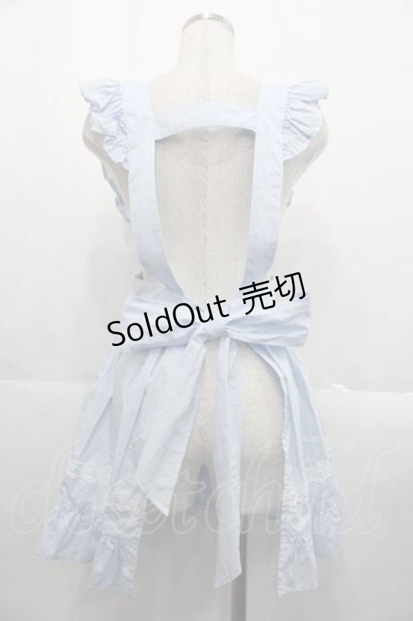 画像2: BABY,THE STARS SHINE BRIGHT / ハートエプロン  サックス I-25-10-21-047-BA-OP-SA-ZI (2)