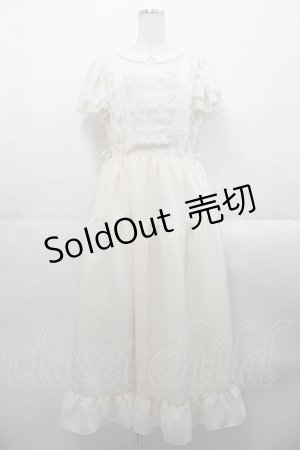 画像: Melody BasKet / Frill petalワンピース  アイボリー I-25-10-21-051-LO-OP-SA-ZT275