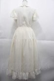 画像2: Melody BasKet / Frill petalワンピース  アイボリー I-25-10-21-051-LO-OP-SA-ZI (2)