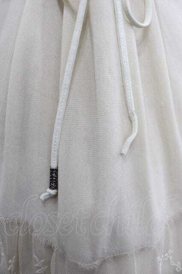 画像4: OZZ ANGELO / レース3段ジャンパースカート  アイボリー I-25-10-21-061-OO-OP-SA-ZI (4)