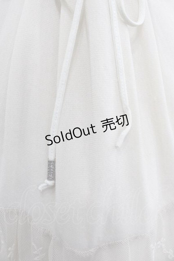 画像4: OZZ ANGELO / レース3段ジャンパースカート  アイボリー I-25-10-21-061-OO-OP-SA-ZI (4)