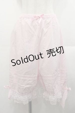 画像: Angelic Pretty / ピンタックドロワーズ  ピンク I-25-10-21-078-AP-PA-SA-ZI