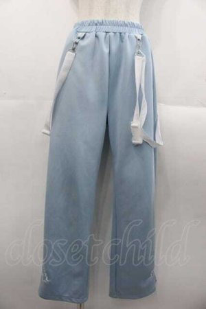 画像: ACDC RAG / ドットネコパンツ  サックスＸ白 I-25-10-21-082-PU-PA-SA-ZI