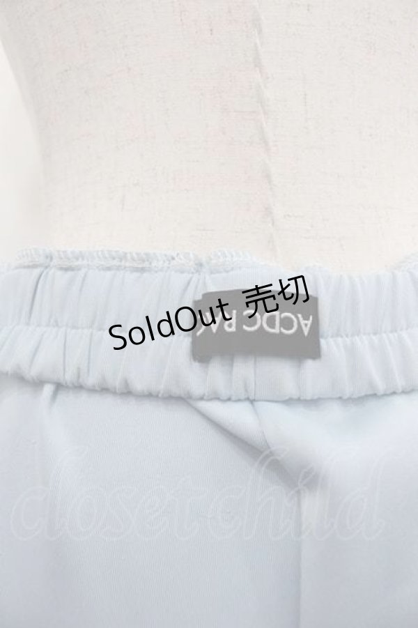 画像4: ACDC RAG / ドットネコパンツ  サックスＸ白 I-25-10-21-082-PU-PA-SA-ZI (4)