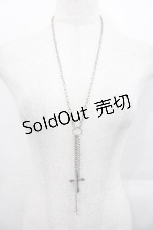 画像: h.NAOTO / クロスネックレス  シルバー I-25-10-21-086-HN-AC-SA-ZI