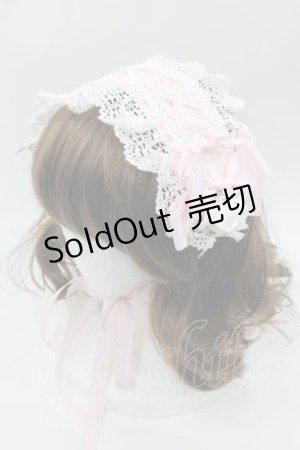 画像: BABY,THE STARS SHINE BRIGHT / ローズリボンヘッドドレス  ピンクＸ白 I-25-10-21-093-BA-AC-SA-ZI