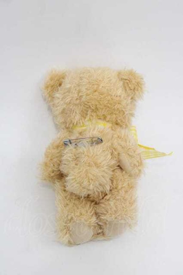 画像2: PINK HOUSE / ハニーレモンテディコサージュ  ビスケット I-25-10-21-103-LO-ZA-SA-ZI (2)