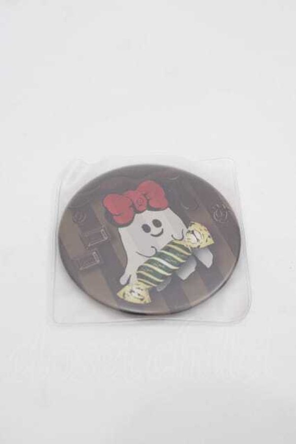 画像1: Q-pot. / おばけミラー  ブラウン I-25-10-21-113-QP-ZA-SA-ZI (1)